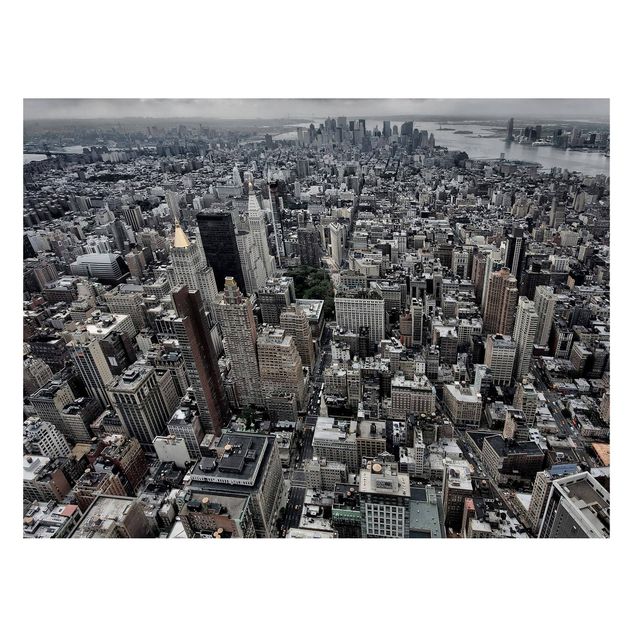 Magnettafel Skyline Blick über Manhattan