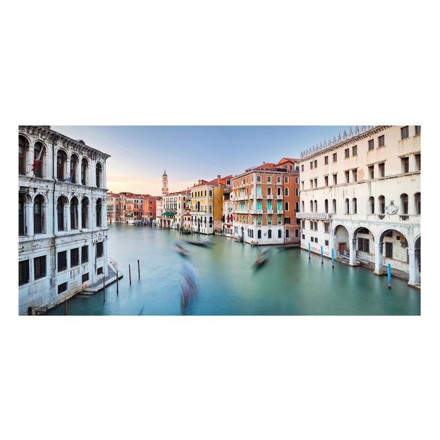 Magnettafel Skyline Canale Grande Blick von der Rialtobrücke Venedig