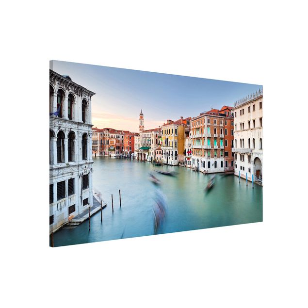 Magnettafel Büro Canale Grande Blick von der Rialtobrücke Venedig