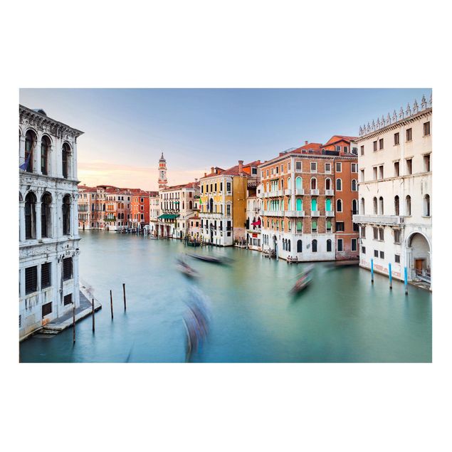 Magnettafel Skyline Canale Grande Blick von der Rialtobrücke Venedig