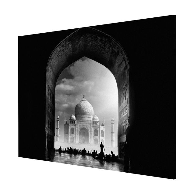 Magnettafel schwarz Das Tor zum Taj Mahal
