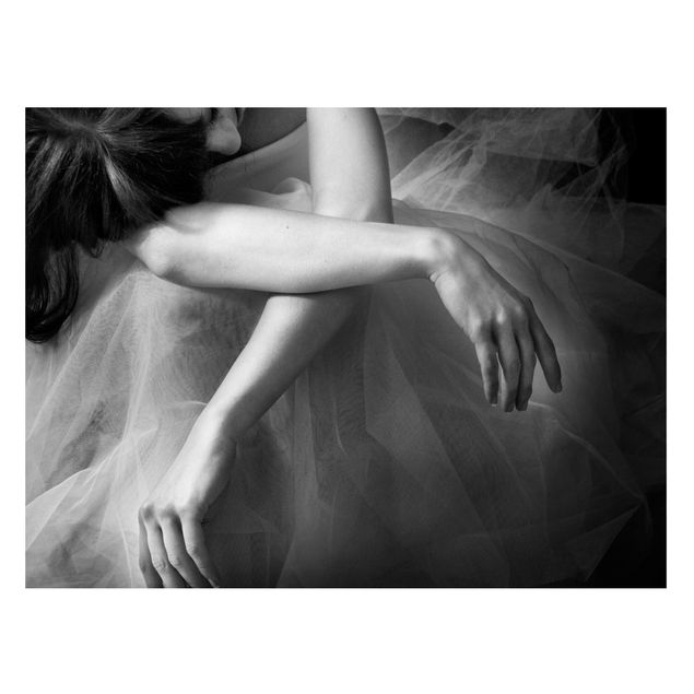 Magnettafel schwarz Die Hände einer Ballerina