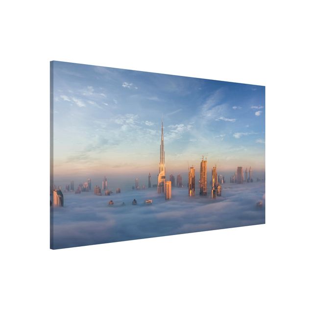 Magnettafel Büro Dubai über den Wolken