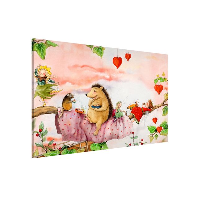Wandbilder Tiere Erdbeerinchen Erdbeerfee - Auf dem Ast