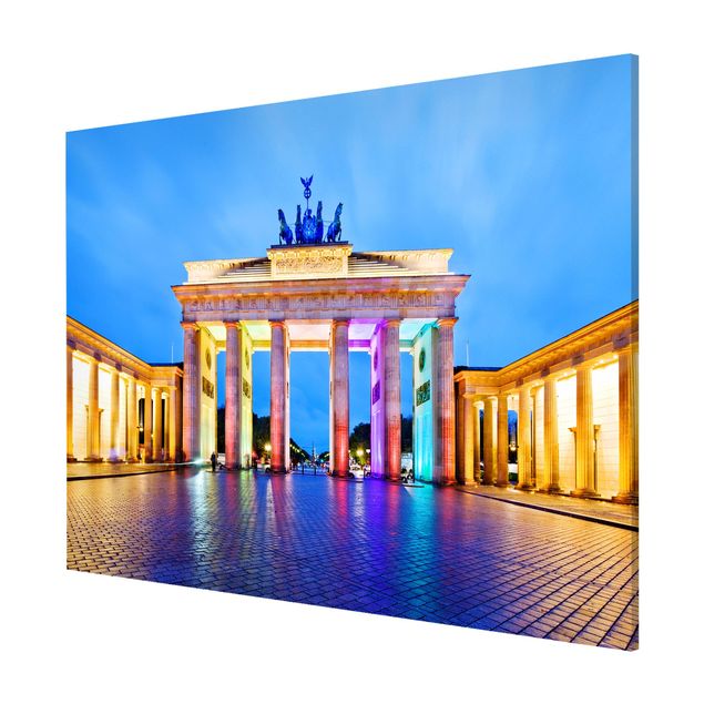 Schöne Wandbilder Erleuchtetes Brandenburger Tor
