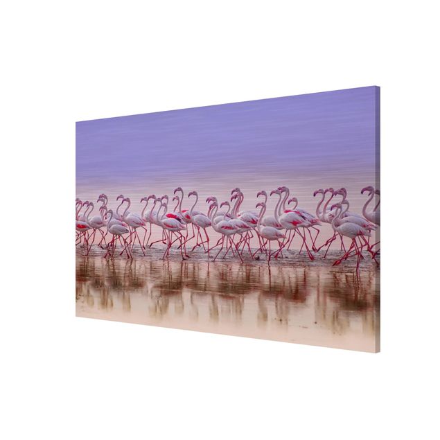 Magnettafel Tiere Flamingo Party
