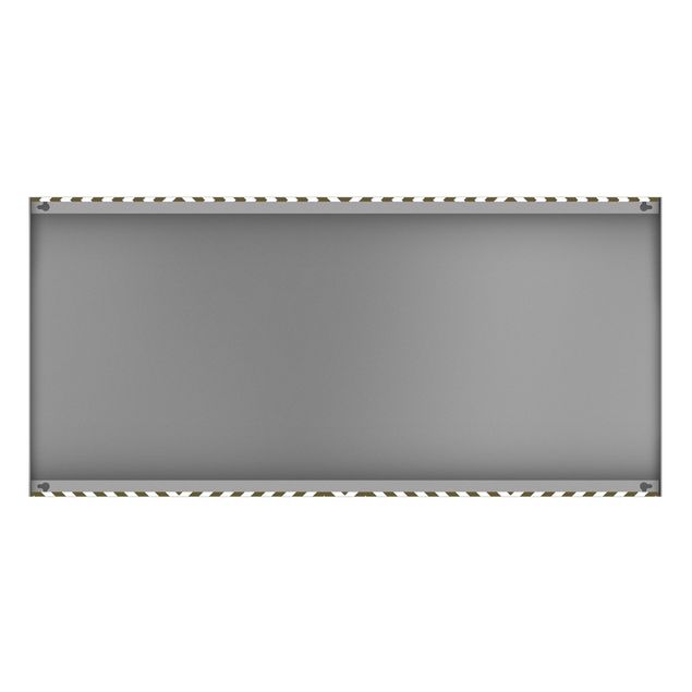 Magnettafel - Geometrisches Design Braun - Memoboard Panorama Quer