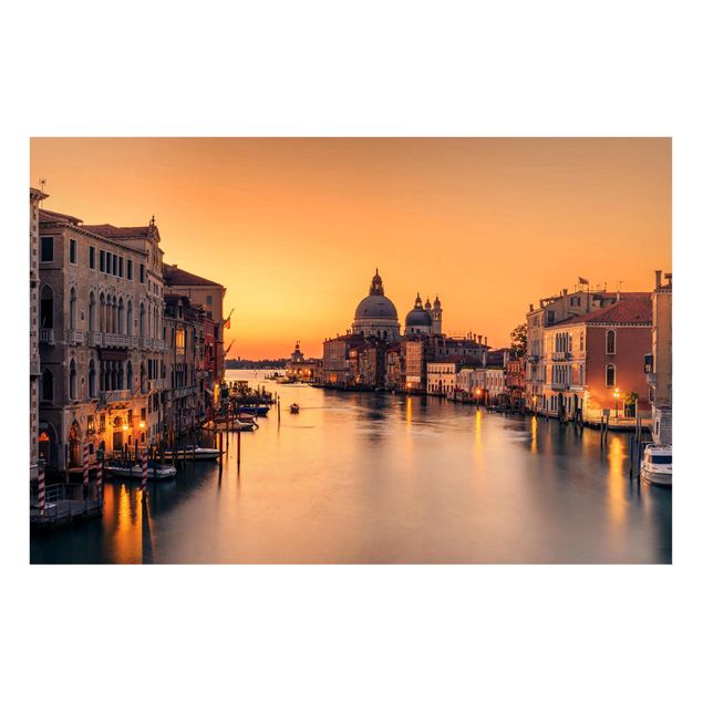 Magnettafel Skyline Goldenes Venedig