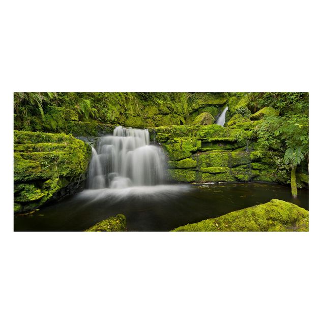 Bilder für die Wand Lower McLean Falls in Neuseeland