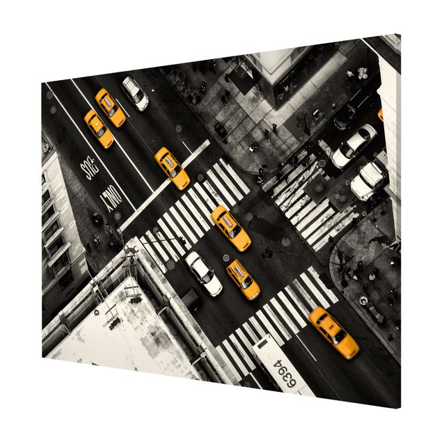 Magnettafel schwarz New York City Cabs