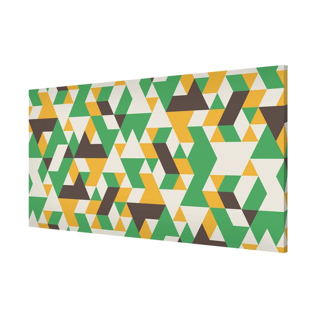 Magnettafel No.RY34 Green Triangles