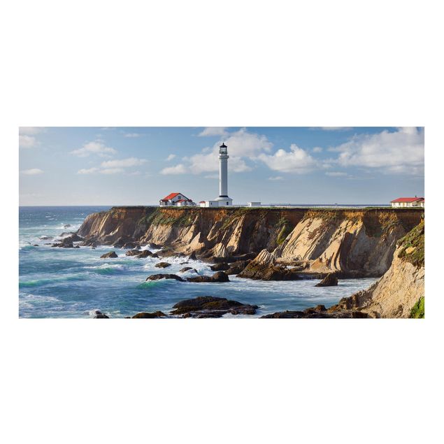 Magnettafel Strand Point Arena Lighthouse Kalifornien