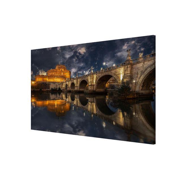 Schöne Wandbilder Ponte Sant'Angelo in Rom