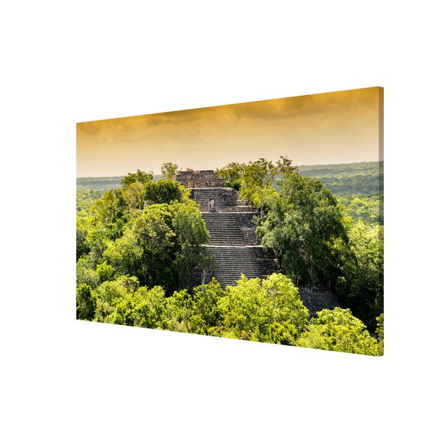 Wandbilder Pyramide von Calakmul
