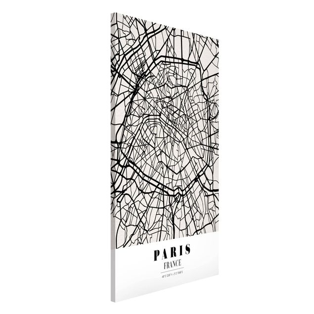 Magnettafel Büro Stadtplan Paris - Klassik