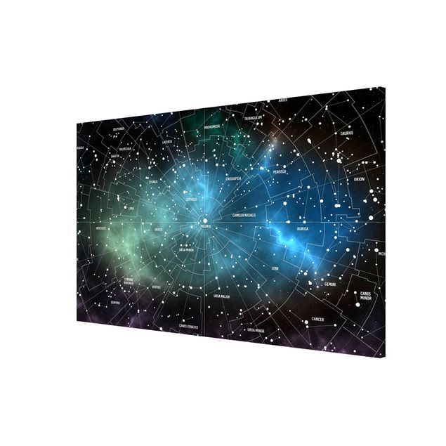 Schöne Wandbilder Sternbilder Karte Galaxienebel