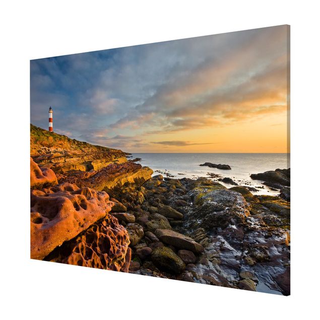 Bilder für die Wand Tarbat Ness Meer & Leuchtturm bei Sonnenuntergang