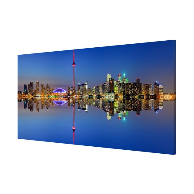 Wandbilder Toronto City Skyline vor Lake Ontario