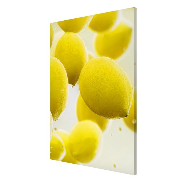 Memoboard Zitronen im Wasser