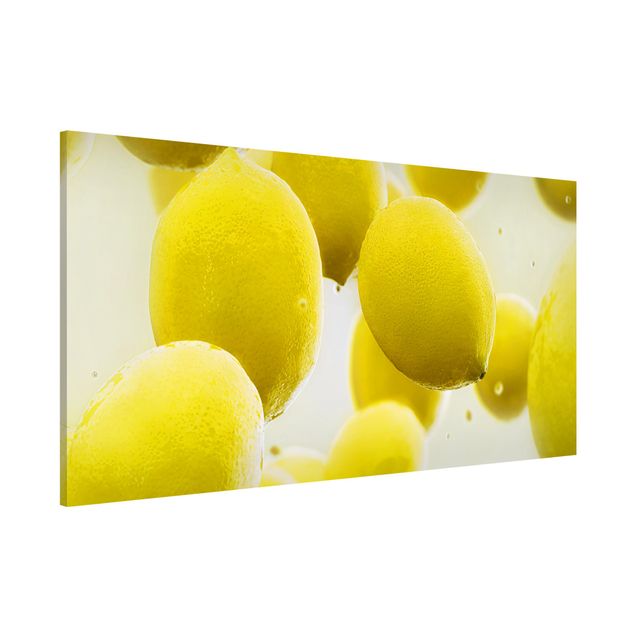 Magnettafel Büro Zitronen im Wasser
