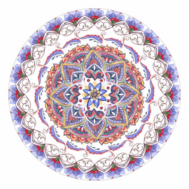 Tapete Mandala Meditation Pranayama