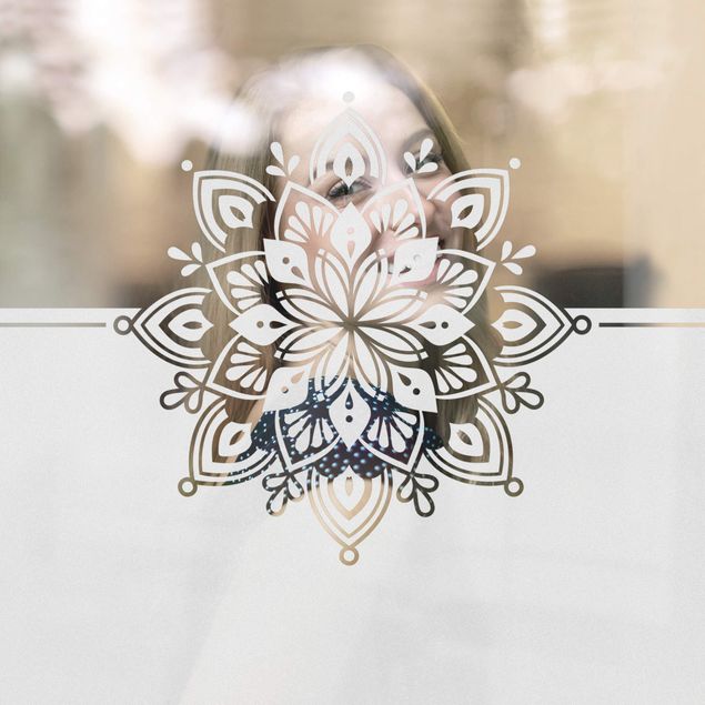 Fensterbilder XXL Mandala Ornament Bordüre