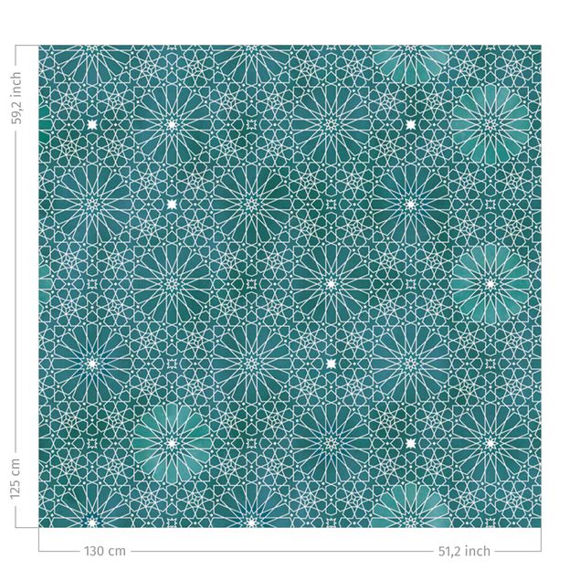 Vorhang Muster Marokkanisches Blumen Muster