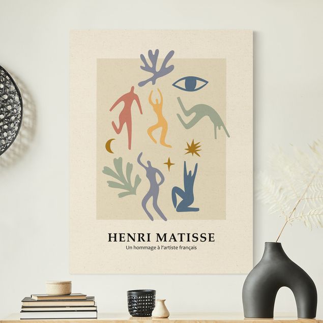 Kunstdrucke auf Leinwand Matisse Hommage - Freudentanz II
