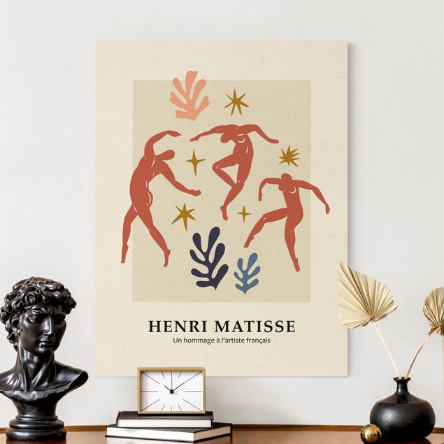 Leinwand Bilder XXL Matisse Hommage - Freudentanz