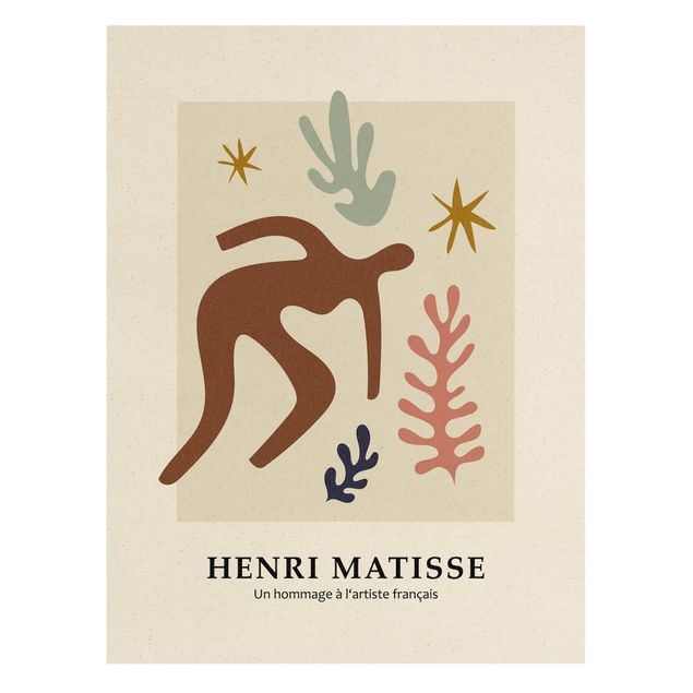 Leinwandbilder Matisse Hommage - Im Garten