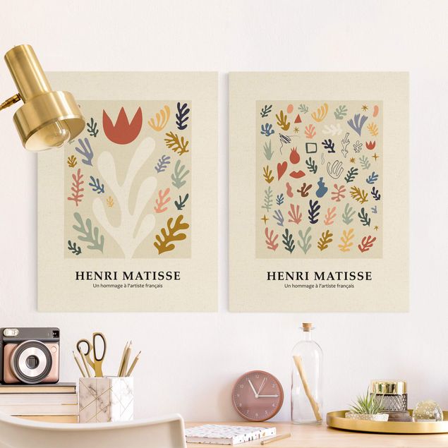 Leinwandbilder XXL Matisse Hommage - Pflanzenpracht
