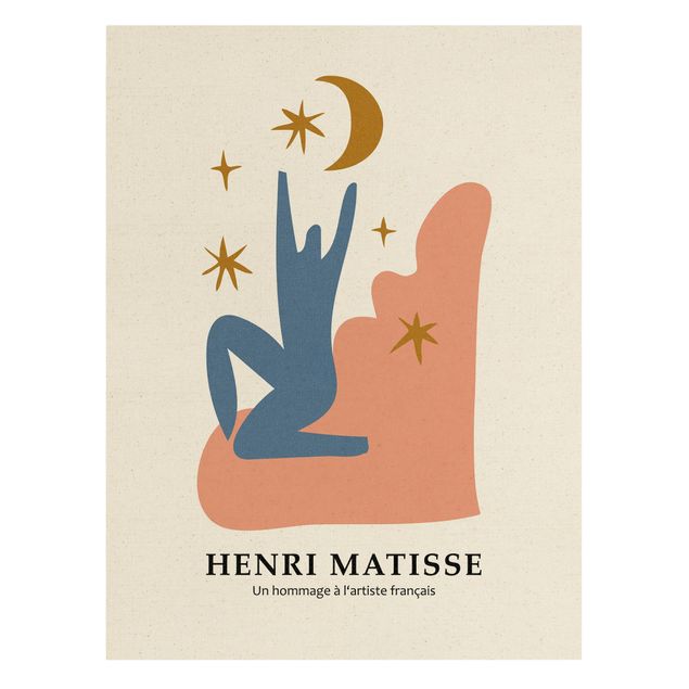 Schöne Leinwandbilder Matisse Hommage - Sterne