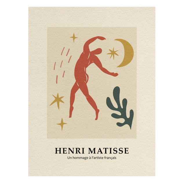 Bilder auf Leinwand Matisse Hommage - Sternentanz