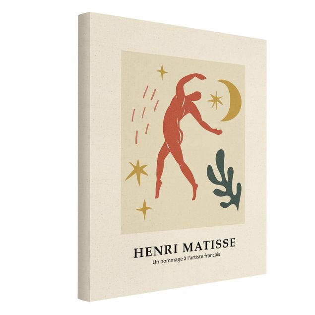Leinwandbild Natur - Matisse Hommage - Sternentanz - Hochformat 3:4