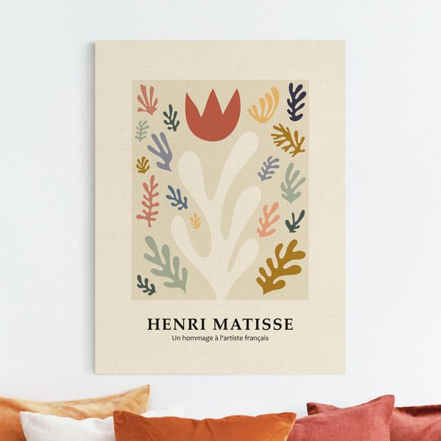 Leinwandbilder XXL Matisse Hommage - Tulpenpracht