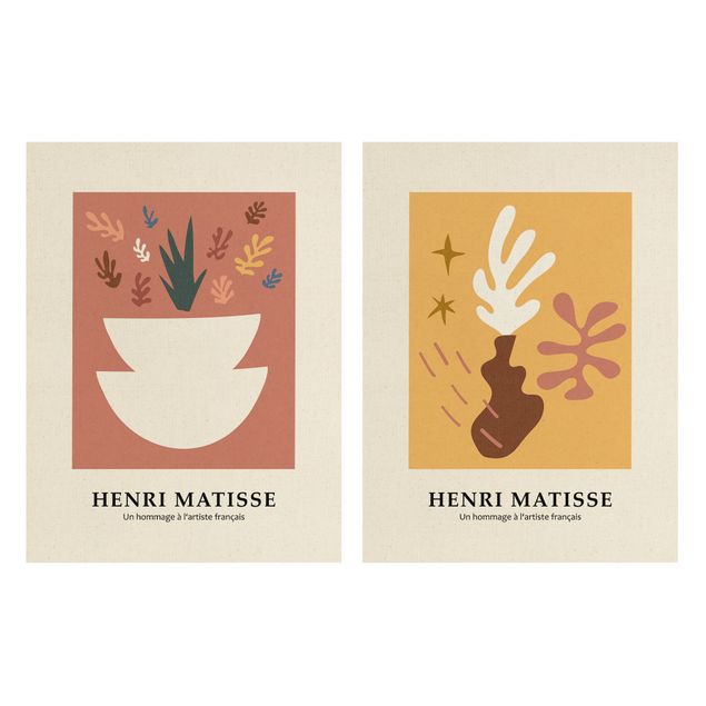 Schöne Wandbilder Matisse Hommage - Vasen