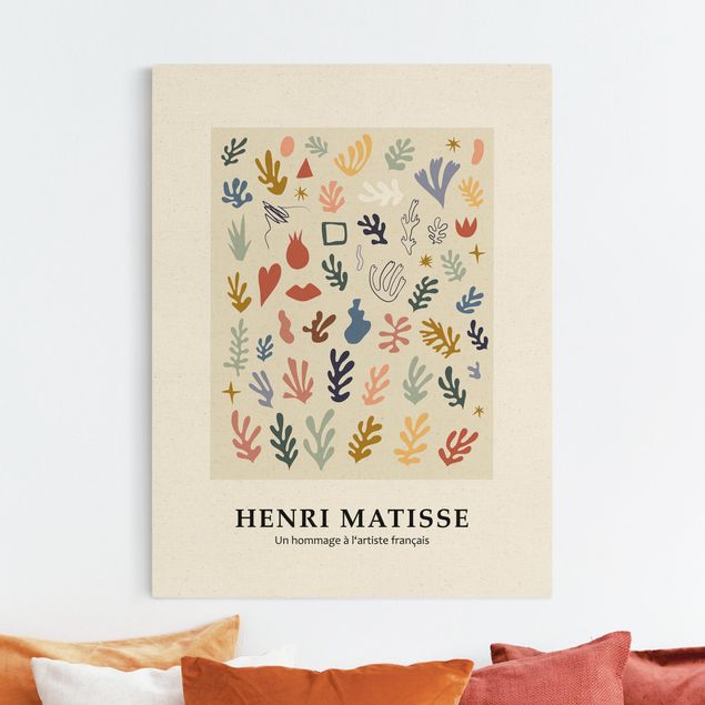 Leinwandbilder XXL Matisse Hommage