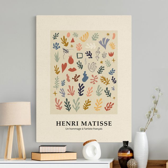 Leinwand Kunstdruck Matisse Hommage