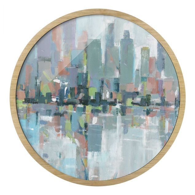 Kunstdrucke mit Rahmen Metro City I