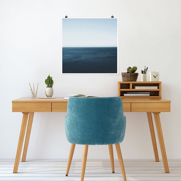 Poster Strand Minimalistischer Ozean