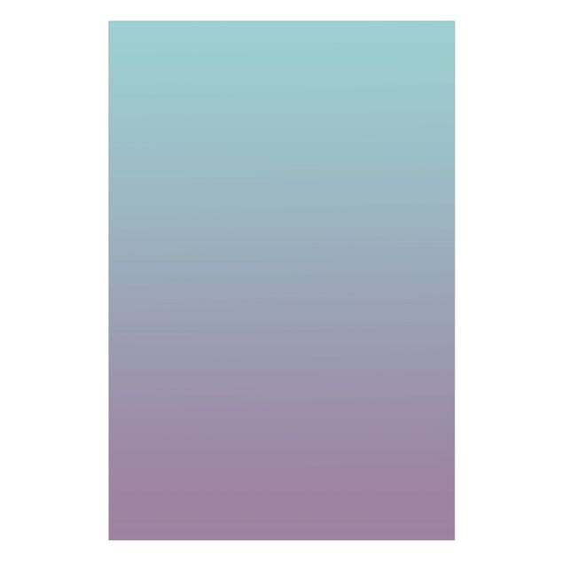 Fensterfolie - Sichtschutz - Mint-Violett Farbverlauf - Fensterbilder