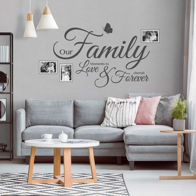 Familie Wandtattoo Moments to Love
