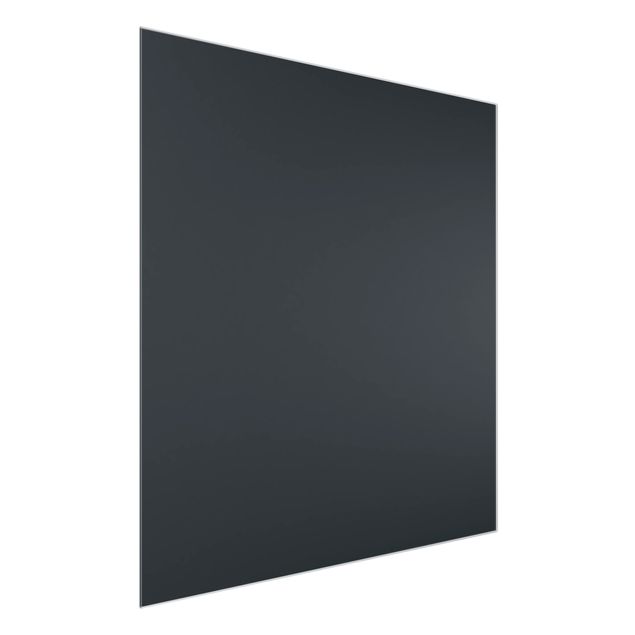 Glasbild - Mondgrau - Quadrat 1:1