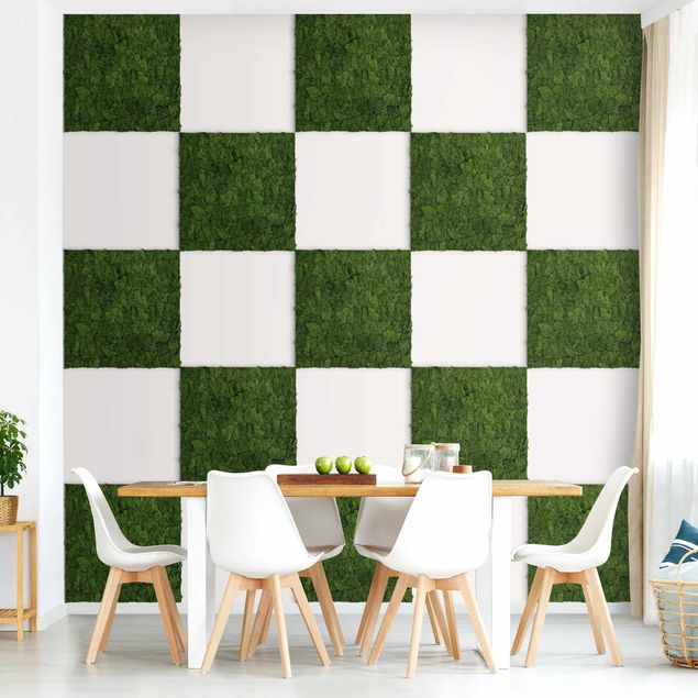 Bilder für die Wand Mooswand olivgrün 52x52 cm