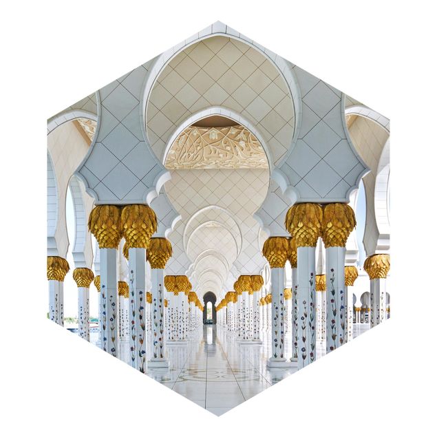 Design Tapete Moschee in Abu Dhabi