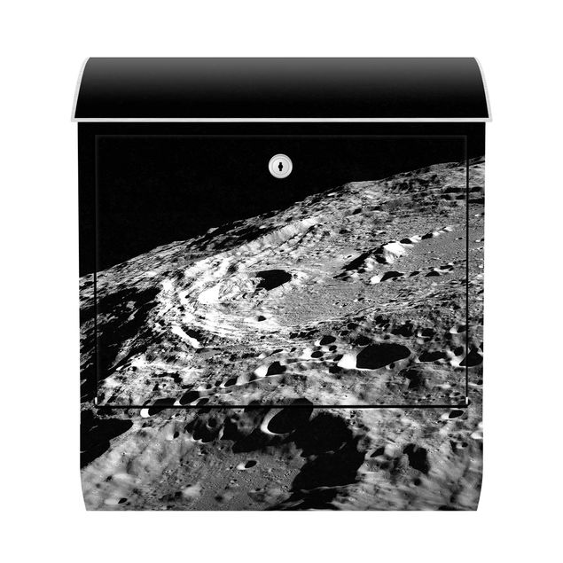 Designer Briefkasten NASA Fotografie Mondkrater