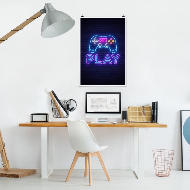Poster kaufen Neon Gaming Controller