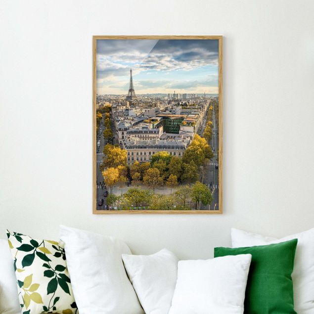Landschaftsbilder mit Rahmen Nice day in Paris