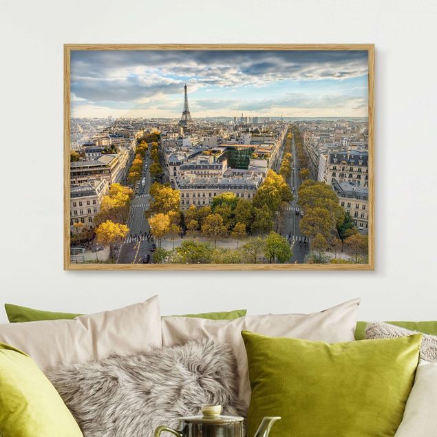 Landschaftsbilder mit Rahmen Nice day in Paris