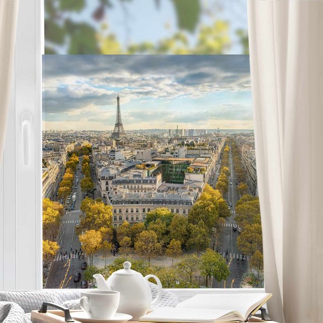 Fensterbild Skyline Nice day in Paris